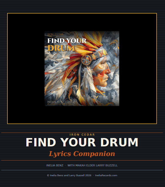 Find Your Drum - Iron Cedar - Special Edition Lyrics PDF