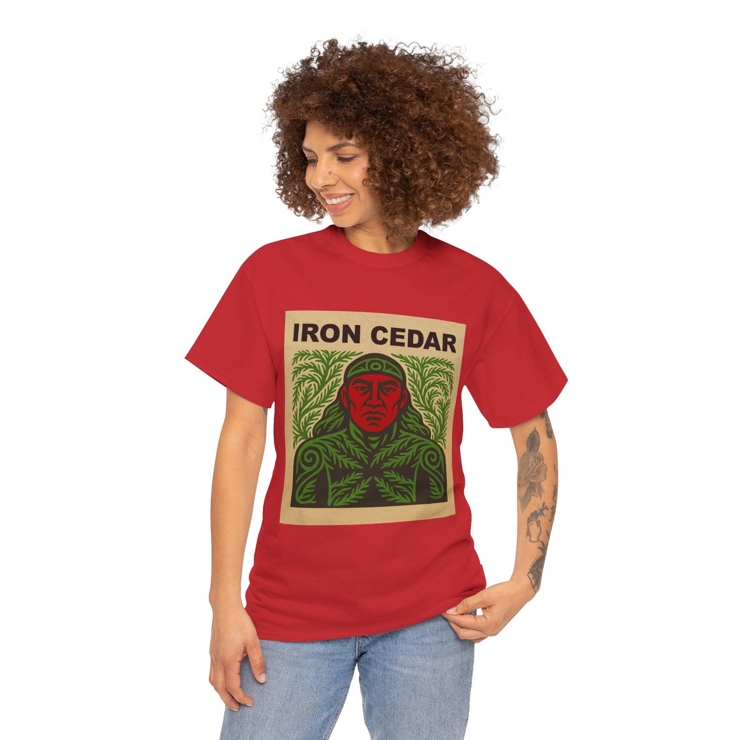 Iron Cedar 100% Heavy Cotton T-Shirt (Unisex)