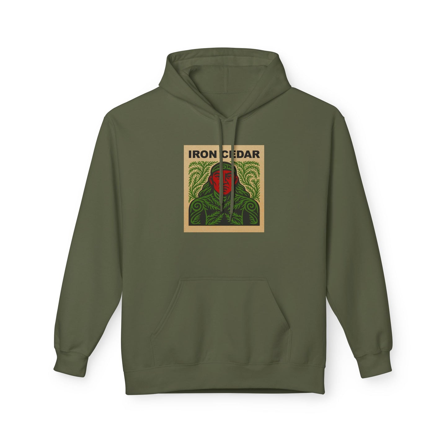 Iron Cedar Unisex Hoodie - Softstyle Fleece
