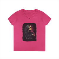 Roxy Vale Ladies' V-Neck 100% Cotton T-Shirt