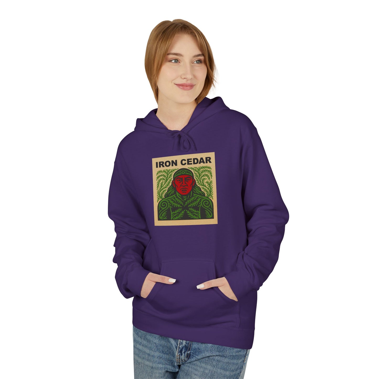 Iron Cedar Unisex Hoodie - Softstyle Fleece