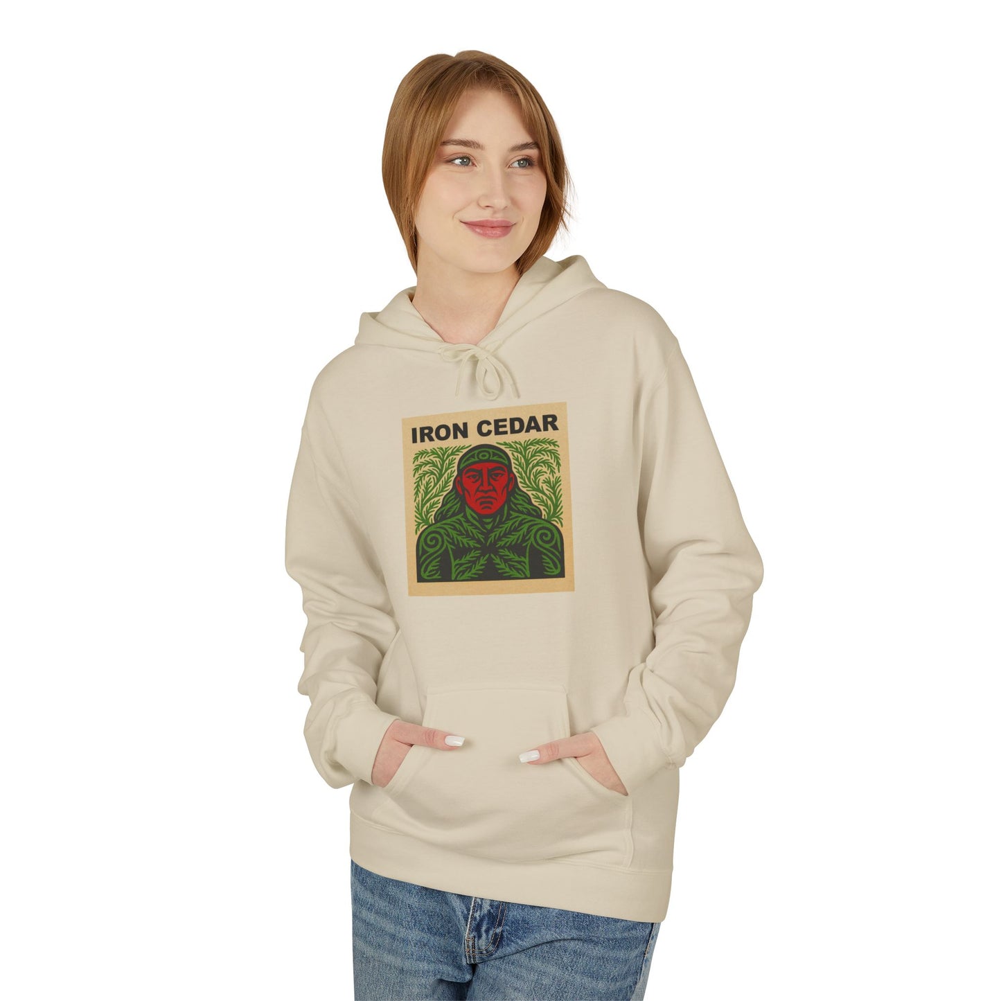 Iron Cedar Unisex Hoodie - Softstyle Fleece
