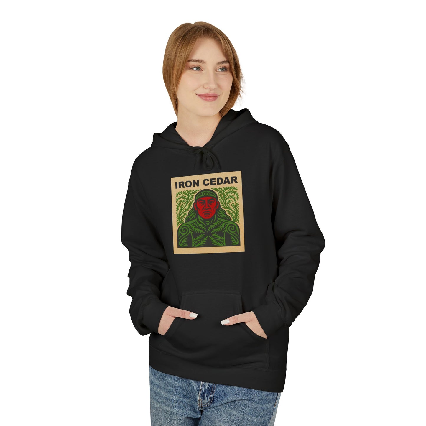 Iron Cedar Unisex Hoodie - Softstyle Fleece