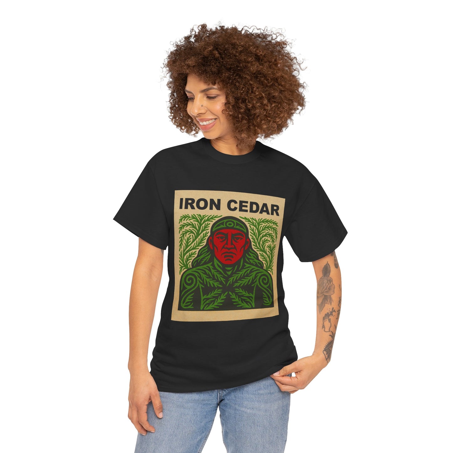 Iron Cedar 100% Heavy Cotton T-Shirt (Unisex)