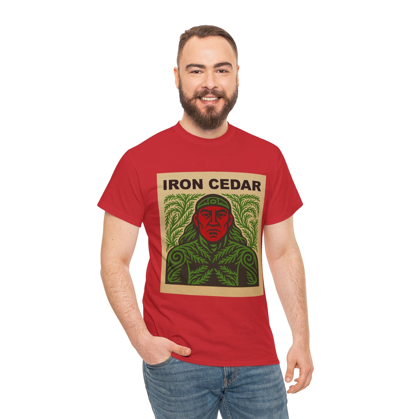 Iron Cedar 100% Heavy Cotton T-Shirt (Unisex)